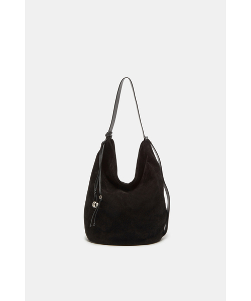 COURONNEの「Haru Shoulder 24 Suede_RIBSX25644BKX（ショルダーバッグ・レディース・ブラック・FREE）」の2枚目の写真