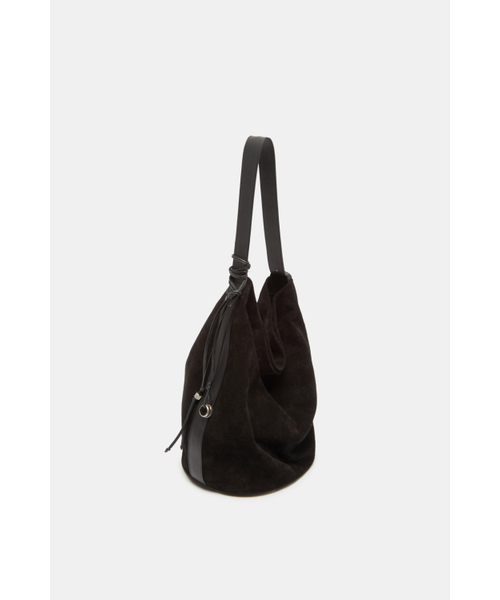 COURONNEの「Haru Shoulder 24 Suede_RIBSX25644BKX（ショルダーバッグ・レディース・ブラック・FREE）」の5枚目の写真