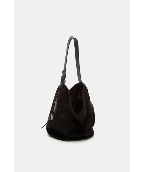 COURONNEの「Haru Shoulder 24 Suede_RIBSX25644BKX（ショルダーバッグ・レディース・ブラック・FREE）」の9枚目の写真