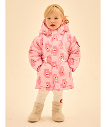 CAREBEARS（ケアベア）の「ラブアラットベア ロングダウンジャケット（ブルゾン）」