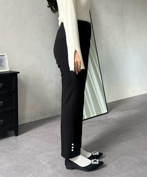 prose verse(プロズヴェール)の「【パール付き】スリムテーパードパンツ(その他パンツ・レディース・ブラック・TL/PL/LARGE/MEDIUM/PM)」の19枚目の写真