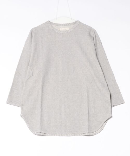 many men many mind(メニーメンメニーマインド)の「MANYMENMANYMINDS / 先染めワッフル/7分袖プルオーバー(Tシャツ/カットソー・メンズ・ネイビー/ブラック/ホワイト・X-LARGE/LARGE/MEDIUM)」の17枚目の写真