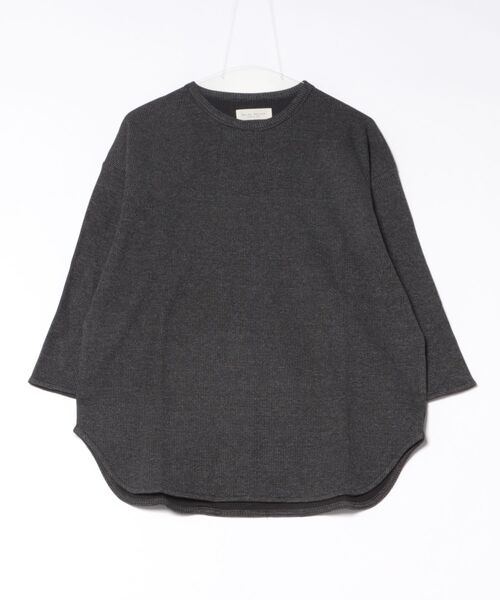 many men many mind(メニーメンメニーマインド)の「MANYMENMANYMINDS / 先染めワッフル/7分袖プルオーバー(Tシャツ/カットソー・メンズ・ネイビー/ブラック/ホワイト・X-LARGE/LARGE/MEDIUM)」の18枚目の写真