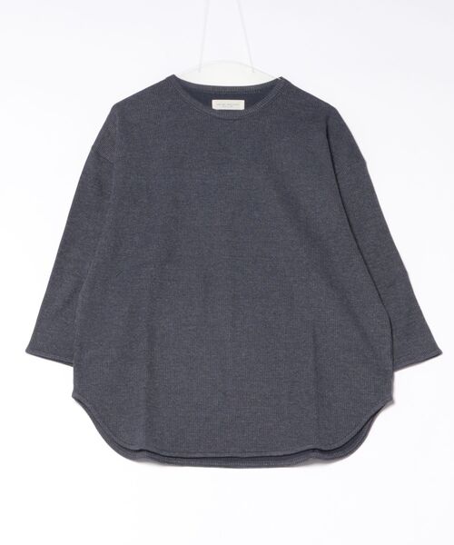 many men many mind(メニーメンメニーマインド)の「MANYMENMANYMINDS / 先染めワッフル/7分袖プルオーバー(Tシャツ/カットソー・メンズ・ネイビー/ブラック/ホワイト・X-LARGE/LARGE/MEDIUM)」の19枚目の写真