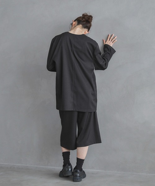 feepur(フェピュール)の「【セットアップ可】バミューダパンツ(その他パンツ・レディース・グレー系その他/ブラック/ブラウン/チャコールグレー・MEDIUM/SMALL)」の9枚目の写真