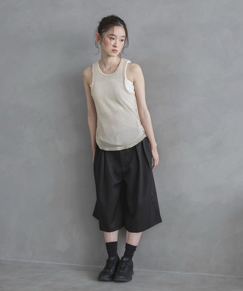 feepur(フェピュール)の「【セットアップ可】バミューダパンツ(その他パンツ・レディース・グレー系その他/ブラック/ブラウン/チャコールグレー・MEDIUM/SMALL)」の11枚目の写真