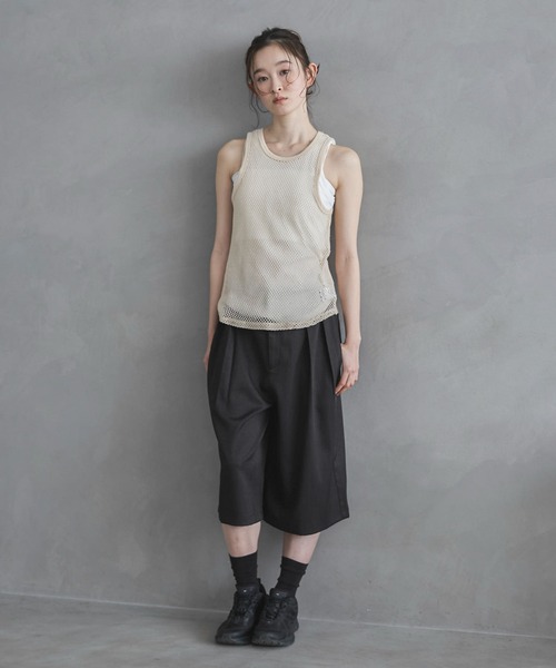 feepur(フェピュール)の「【セットアップ可】バミューダパンツ(その他パンツ・レディース・グレー系その他/ブラック/ブラウン/チャコールグレー・MEDIUM/SMALL)」の13枚目の写真