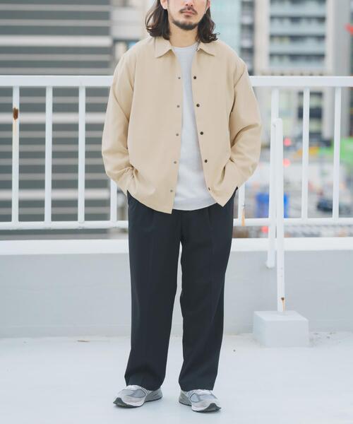 ITEMS URBANRESEARCH（アイテムズ アーバンリサーチ）の「2way ストレッチロングスリーブスナップシャツ（シャツ/ブラウス・メンズ・ブラック/オリーブ/チャコールグレー/ベージュ・MEDIUM/LARGE）」の10枚目の写真