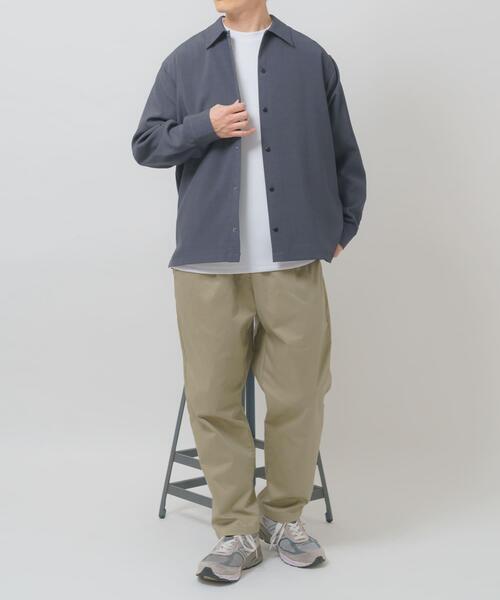 ITEMS URBANRESEARCH(アイテムズ アーバンリサーチ)の「2way ストレッチロングスリーブスナップシャツ(シャツ/ブラウス・メンズ・ブラック/オリーブ/チャコールグレー/ベージュ・MEDIUM/LARGE)」の19枚目の写真