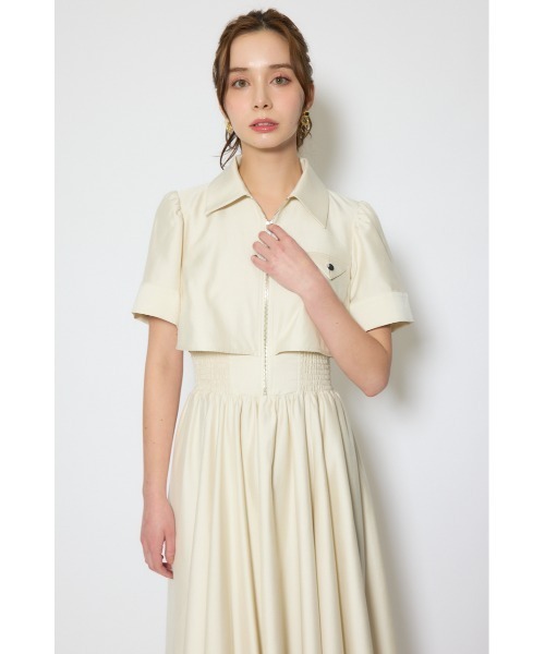 rienda（リエンダ）の「バストディティールフレアワンピース 春服  夏服（シャツワンピース・レディース・ブラック/グレー/ライトイエロー・MEDIUM/SMALL）」の18枚目の写真