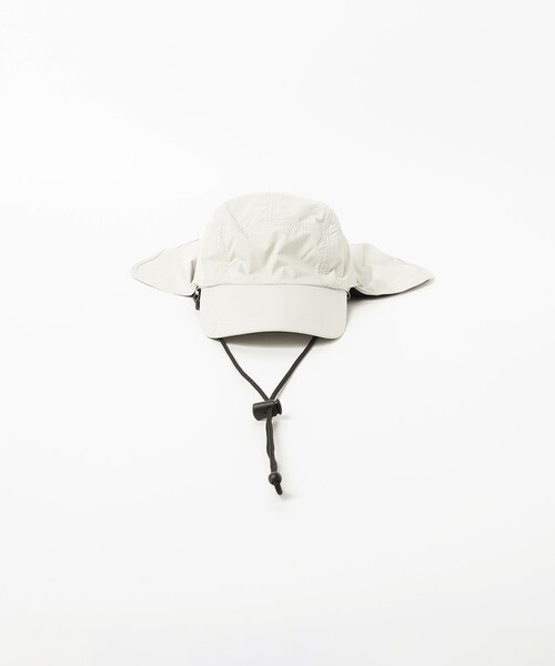 BEAMS HEART(ビームスハート)の「UVカット シェード付 キャップ(接触冷感・撥水)(キャップ・レディース・オフホワイト/オリーブ/ブラック・ONE SIZE)」の4枚目の写真