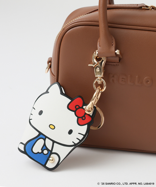 追加》HELLO KITTY S&S HASHIBAMI BODY レザーチャーム（キーケース