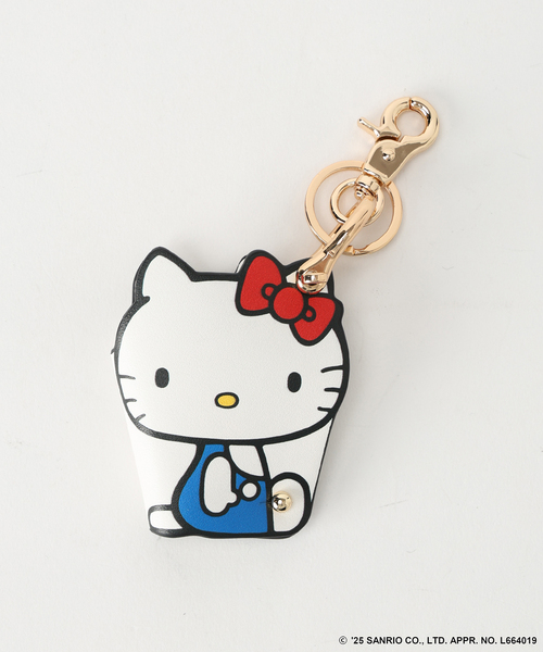 追加》HELLO KITTY S&S HASHIBAMI BODY レザーチャーム（キーケース