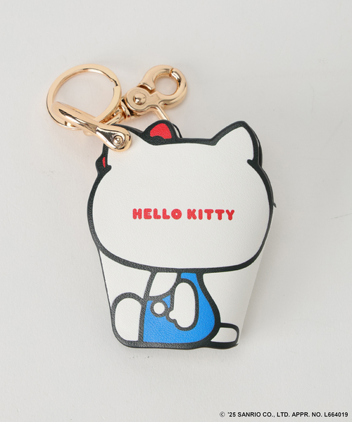 追加》HELLO KITTY S&S HASHIBAMI BODY レザーチャーム（キーケース