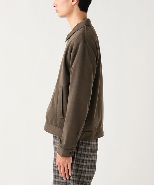 BEAMS HEART（ビームスハート）の「ベーシック 鹿の子 ブルゾン（吸水速乾）（ブルゾン・メンズ・オリーブ/ベージュ・SMALL/MEDIUM/LARGE）」の15枚目の写真