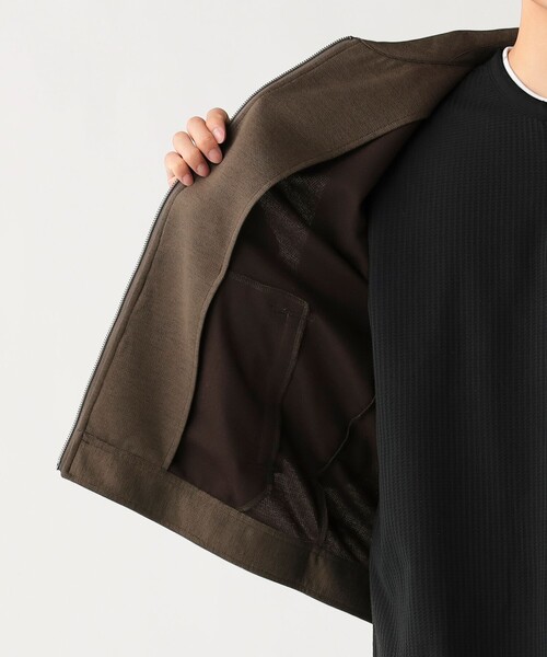 BEAMS HEART（ビームスハート）の「ベーシック 鹿の子 ブルゾン（吸水速乾）（ブルゾン・メンズ・オリーブ/ベージュ・SMALL/MEDIUM/LARGE）」の19枚目の写真