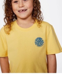 RIP CURL（リップカール）の「【RIPCURL（リップカール）】WETSUIT ICON TEE -BOY/キッズ　バックプリント　ロゴ　半袖　Tシャツ（Tシャツ/カットソー）」