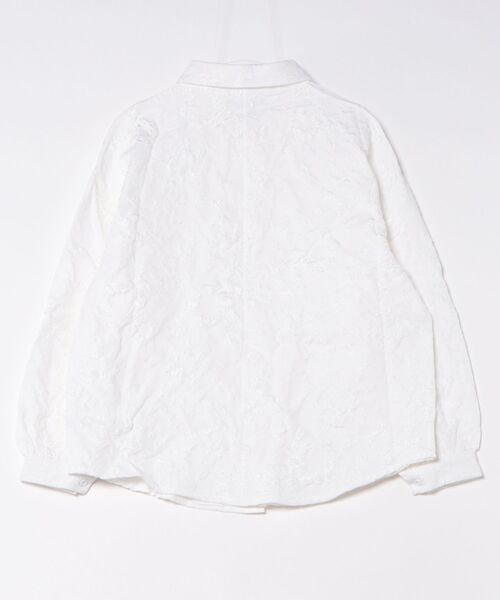 Ritzy(リッツィー)の「レリーフ柄オーバーサイズシャツ(シャツ/ブラウス・レディース・ホワイト・L/M)」の13枚目の写真