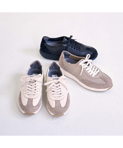ing(イング)の「【レイン対応】レザースニーカー(スニーカー・レディース・ベージュ/アイボリー/ブラック・M/S/L)」の21枚目の写真