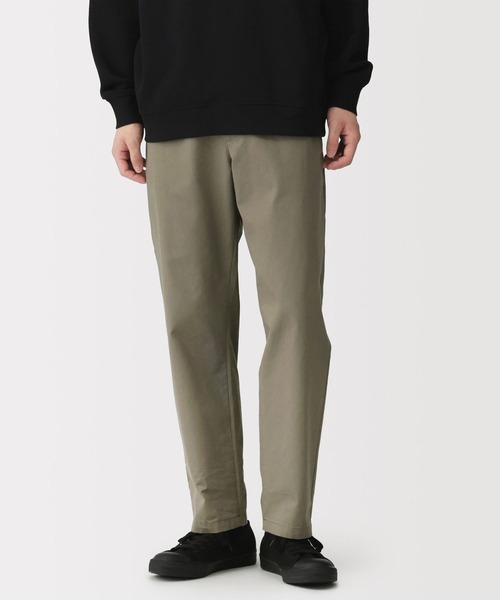 無印良品（ムジルシリョウヒン）の「紳士　洗いざらしコットンイージーパンツ（その他パンツ・メンズ・スモーキーグリーン系/ブラック/グレー/アイボリー・S/M/L/XL）」の4枚目の写真