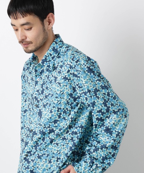 NANO universe(ナノユニバース)の「「EDITRIAL PRINT」アートフラワーシャツ(シャツ/ブラウス・メンズ・その他3/その他2・M/L)」の1枚目の写真