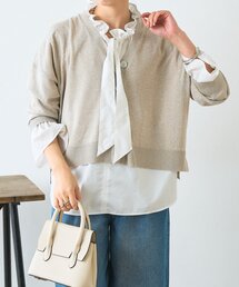 Jena espace merveilleux | 【体系カバー◎】シェルボタンカーディガン(カーディガン/ボレロ)