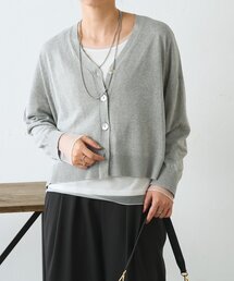 Jena espace merveilleux | 【体系カバー◎】シェルボタンカーディガン(カーディガン/ボレロ)