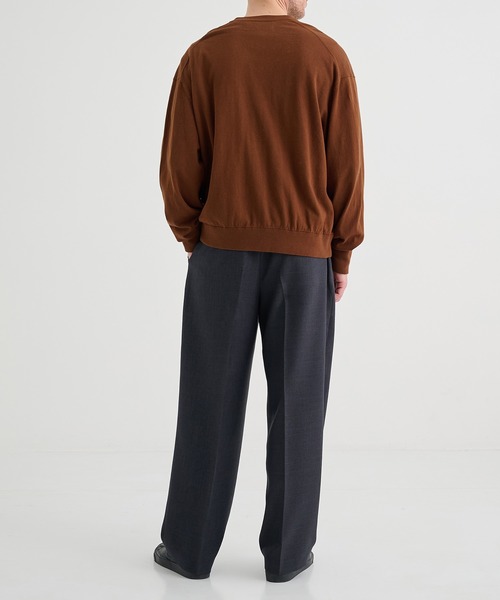 MIHARAYASUHIRO（ミハラヤスヒロ）の「【MIHARAYASUHIRO/ミハラヤスヒロ】WOOLY SHARKSKIN EASY TROUSERS（スラックス・メンズ・ダークグレー/ネイビー・44/46）」の5枚目の写真