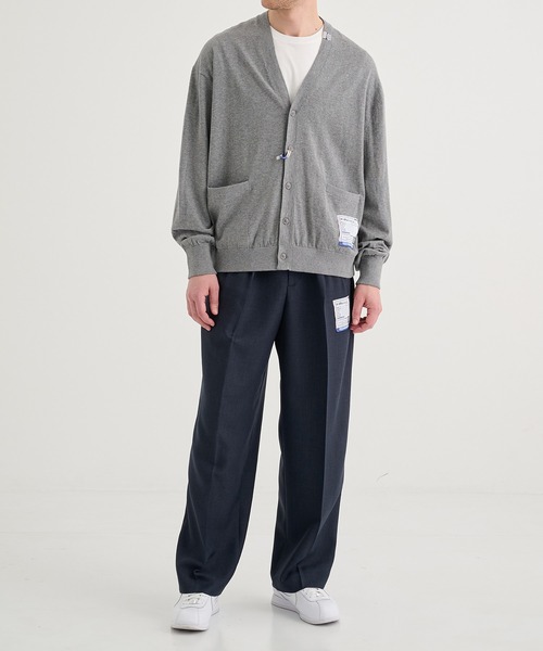 MIHARAYASUHIRO（ミハラヤスヒロ）の「【MIHARAYASUHIRO/ミハラヤスヒロ】WOOLY SHARKSKIN EASY TROUSERS（スラックス・メンズ・ダークグレー/ネイビー・44/46）」の6枚目の写真