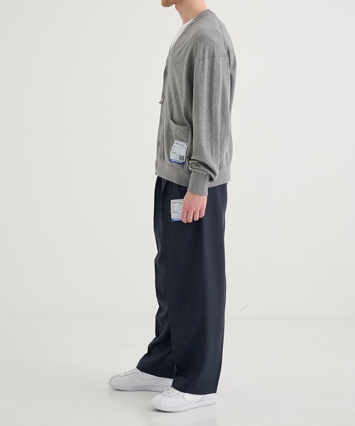 MIHARAYASUHIRO（ミハラヤスヒロ）の「【MIHARAYASUHIRO/ミハラヤスヒロ】WOOLY SHARKSKIN EASY TROUSERS（スラックス・メンズ・ダークグレー/ネイビー・44/46）」の7枚目の写真