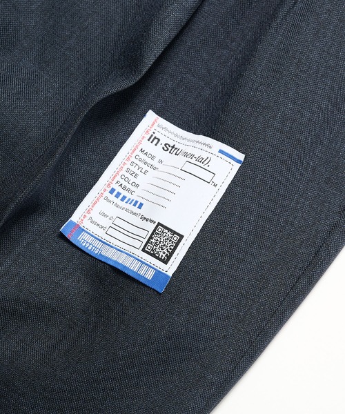 MIHARAYASUHIRO（ミハラヤスヒロ）の「【MIHARAYASUHIRO/ミハラヤスヒロ】WOOLY SHARKSKIN EASY TROUSERS（スラックス・メンズ・ダークグレー/ネイビー・44/46）」の11枚目の写真