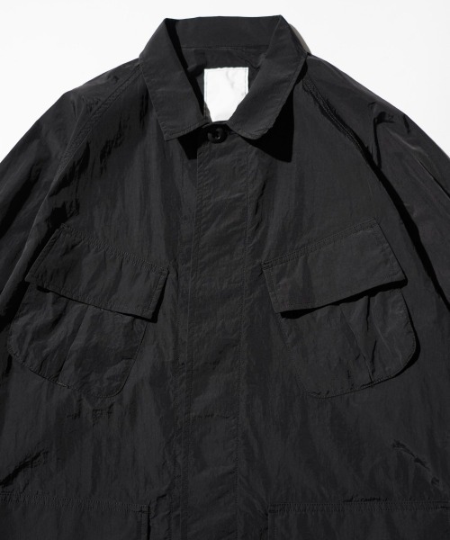 made in standard （メイドインスタンダード）の「MADE IN STANDARD / メイドインスタンダード NYLON JUNGLE FATIGUE JACKET ナイロン ジャングルファティーグジャケット（ミリタリージャケット・メンズ・ブラック/オリーブ/ブラウン系・MEDIUM/LARGE）」の14枚目の写真