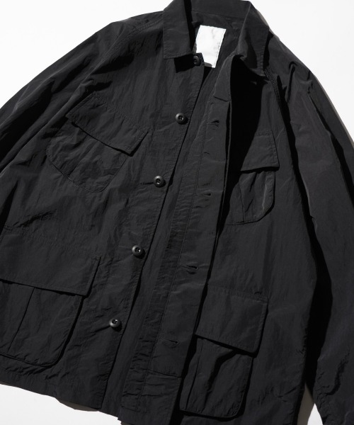 made in standard （メイドインスタンダード）の「MADE IN STANDARD / メイドインスタンダード NYLON JUNGLE FATIGUE JACKET ナイロン ジャングルファティーグジャケット（ミリタリージャケット・メンズ・ブラック/オリーブ/ブラウン系・MEDIUM/LARGE）」の17枚目の写真