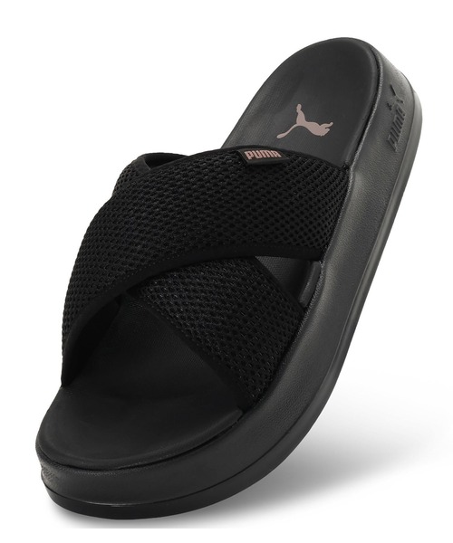 PUMA(プーマ)の「PUMA プーマ リードキャット プラットフォーム UM 407408(サンダル・レディース・ブラック/ブラック×ホワイト・25.0cm/24.0cm/23.0cm)」の7枚目の写真