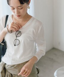 RIVE DROITE | 【着回し力抜群】2wayセミシアーロンTee(Tシャツ/カットソー)