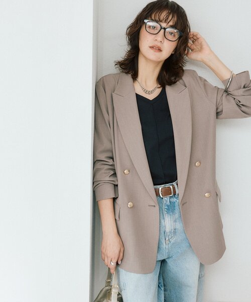 RIVE DROITE(リヴドロワ)の「【着回し力抜群】2wayセミシアーロンTee(Tシャツ/カットソー・レディース・ブラック/ピンク/ホワイト・FREE)」の11枚目の写真