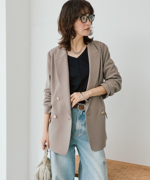 RIVE DROITE(リヴドロワ)の「【着回し力抜群】2wayセミシアーロンTee(Tシャツ/カットソー・レディース・ブラック/ピンク/ホワイト・FREE)」の12枚目の写真