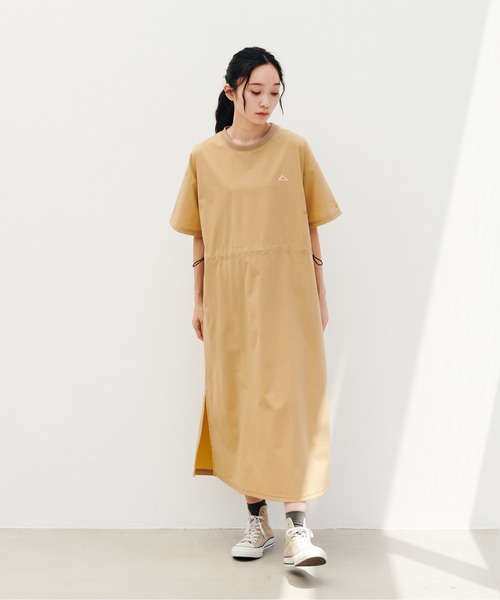 KELTY(ケルティ)の「KELTY/ケルティ ラッシュ ギャザーデザイン ロゴ刺繍 コンフォート ワンピース 秋 秋服 2026年秋冬(ワンピース・レディース・ブラック/ベージュ/チャコール/ブルー・M/L)」の19枚目の写真