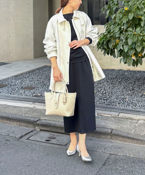 NOLLEY’S Sophi(ノーリーズソフィ)の「《セットアップ対応》ウォッシャブルライトダンボール2WAYタイトスカート(スカート・レディース・ブラック/ベビーピンク/ホワイト/ベージュ/カーキ・38/36/34)」の15枚目の写真