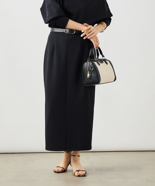 NOLLEY’S Sophi(ノーリーズソフィ)の「《セットアップ対応》ウォッシャブルライトダンボール2WAYタイトスカート(スカート・レディース・ブラック/ベビーピンク/ホワイト/ベージュ/カーキ・38/36/34)」の18枚目の写真