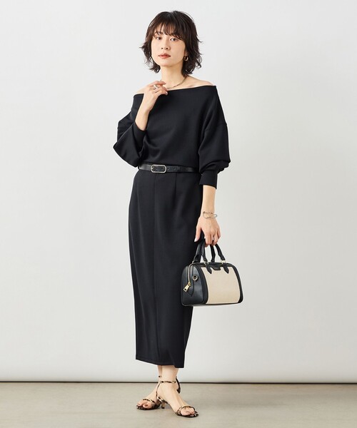 NOLLEY’S Sophi(ノーリーズソフィ)の「《セットアップ対応》ウォッシャブルライトダンボール2WAYタイトスカート(スカート・レディース・ブラック/ベビーピンク/ホワイト/ベージュ/カーキ・38/36/34)」の20枚目の写真