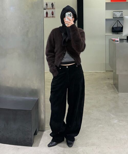 DIAGONAL(ダイアゴナル)の「ADJUSTABLE CORD TROUSERS (black)(その他パンツ・レディース・その他・SMALL/MEDIUM)」の9枚目の写真