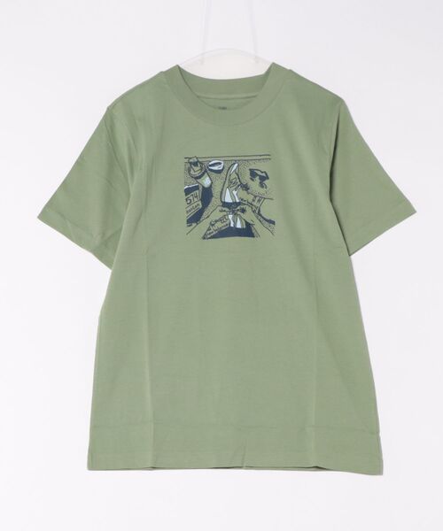 NEW BALANCE(ニューバランス)の「《New Balance》MT61L3FM(Tシャツ/カットソー・メンズ・グリーン系/ホワイト/ブルー系・S/M/XL/2XL/L)」の3枚目の写真