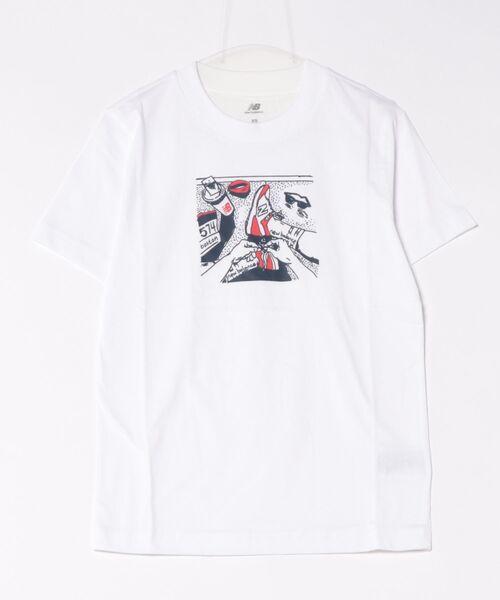 NEW BALANCE(ニューバランス)の「《New Balance》MT61L3FM(Tシャツ/カットソー・メンズ・グリーン系/ホワイト/ブルー系・S/M/XL/2XL/L)」の2枚目の写真