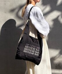 BIRTHDAY BAR | BBロゴ刺繍エコバッグショルダー付き(エコバッグ/サブバッグ)