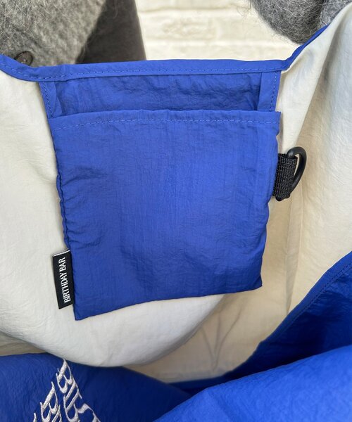 BIRTHDAY BAR（バースデイバー）の「BBロゴ刺繍エコバッグショルダー付き（エコバッグ/サブバッグ・レディース・バイオレット/サックスブルー/ブラック/ネイビー・0）」の13枚目の写真