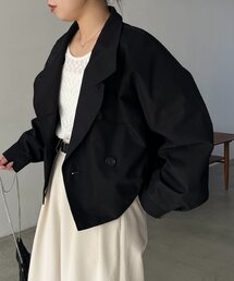 CAPRICIEUX LE'MAGE | 【サイズ展開あり】ショートトレンチコート(トレンチコート)