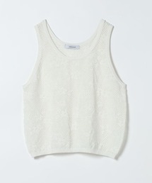 JEANASIS | フラワーパターンニットタンク/663964(ベスト)