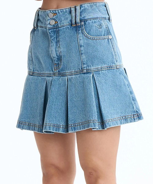 ROXY(ロキシー)の「ROXY ウィメンズ BLOOM プリーツミニスカート インナーパンツ付き【2026年春夏モデル】/ロキシー(スカート・レディース・ブラック/ベージュ/ブルー・SMALL/MEDIUM/LARGE)」の16枚目の写真