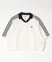 adidas/アディダス KNITTED CROCHET POLO